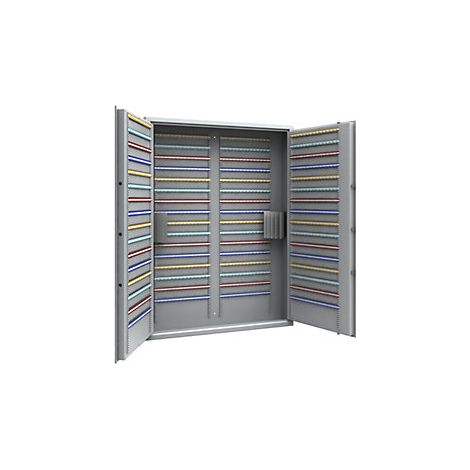 Caja de caudales para llaves gris luminoso listones de