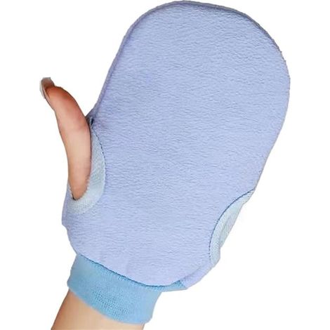 Guantes exfoliantes de alta calidad, aptos para hombres y mujeres, para una limpieza profunda y la eliminación de la piel muerta (1/5)