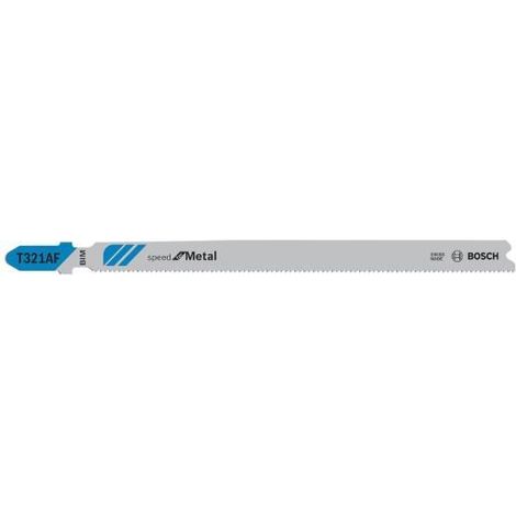Bosch T 321 AF Speed Hojas de Sierra de Calar para Metal 5 piezas