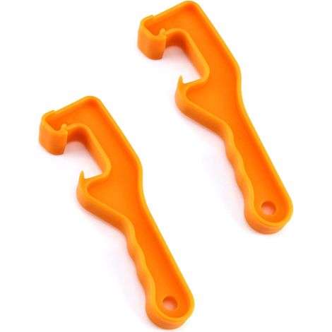 Bung Wrench Lid Lifter Tool, seau en plastique 2 pièces et ouvre-couvercle (1/3)