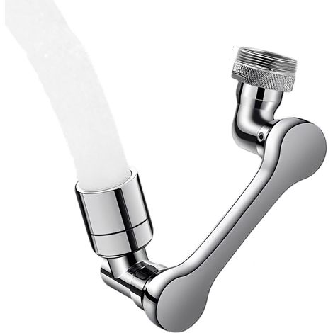 Aeratore per rubinetto da 1080 gradi, aeratore per rubinetto da cucina, filtro per risparmio idrico, aeratore girevole, adattatore a 2 modalità per rubinetti con diametro filettatura maschio da 20/22/ (1/5)