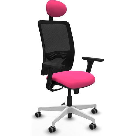 Chaise bureau piqueras y crespo Zulema noir simili cuir (1/2)