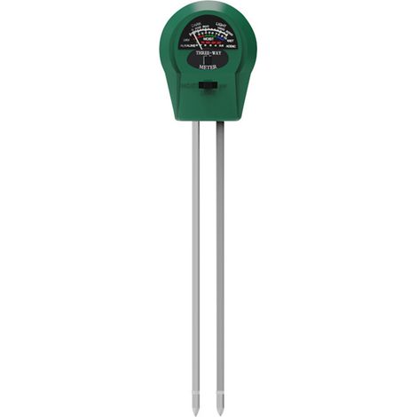 Medidor de suelo 3 en 1: Sonda multifunción para medir luz, pH y humedad. (1/5)