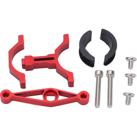 Support de bouteille ajustable pour vélo de route ou montagne, fixation guidon ou tige de selle, adaptateur porte-gourde CANSUCC, rouge (1/5)
