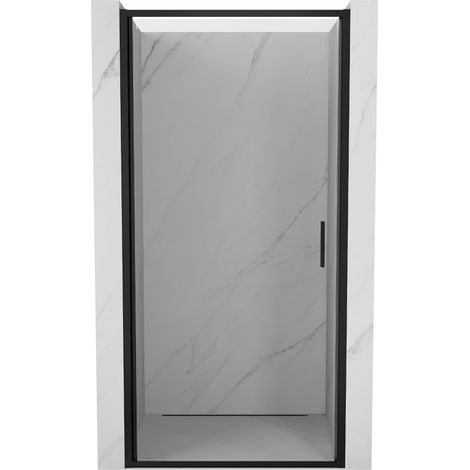 Mexen Exo Duschdrehtür 65 cm, transparent, schwarz - 817-065-000-70-00