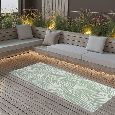 Tapis d'extérieur ARAKIL Vert 80x150 cm PP vidaXL (1/3)