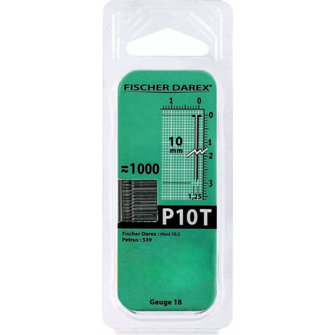 Pointe et Tête FISCHER DAREX 10mm Blister 1000 (1/2)