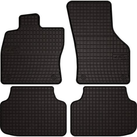 Alfombrillas de goma para coche: Skoda Octavia III liftback, sedán, variante, familiar (2012-2020) - negras, a medida