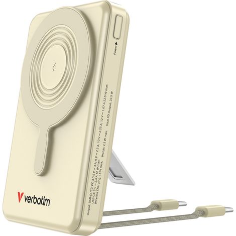 Verbatim ChargenGo Power Bank 2C Display 10000mAh gold