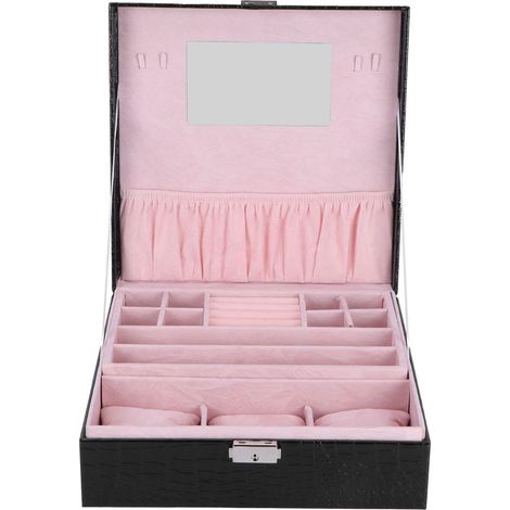 Schmuckkästchen, Ohrringständer, Armband- und Uhrenorganizer, Hochzeitsgeschenk (1/5)
