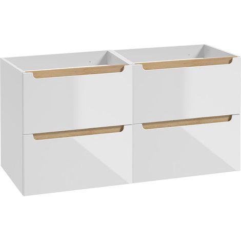Mobile bagno senza lavabo Livia bianco 120cm (1/4)