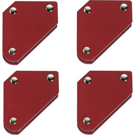 4 PCS EQUERRE MAGNÉTIQUE 45° 90 ° 135 ° POUR SOUDEUR 4,5 KG S057/060S