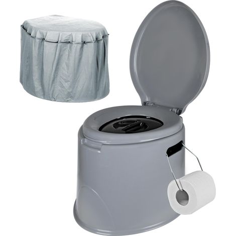 Portable 5L Camping With Loo Roll Holder Festival Tent Caravan Outdoor Bog (1/5)
