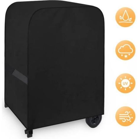 Housse de Barbecue, 76 x 66 x 110 cm, Housse de Barbecue Extérieure Imperméable en Tissu Oxford 420D Avec Sac de Rangement (1/3)
