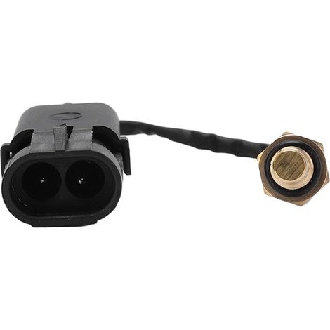 Black and gold material: plastic and metal oil cooler thermistor switch suitable for Polaris. (1/4)