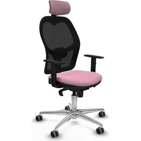 Sedia Ufficio con Poggiatesta Jorquera Piqueras y Crespo 1D086G2 Rosa (1/5)