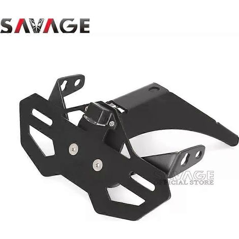 S'applique au support de plaque d'immatriculation avec clignotants LED et éjecteur de garde-boue pour Aprilia RSV1000 V4R Tuono 1000 1100 V4 RR. (1/5)