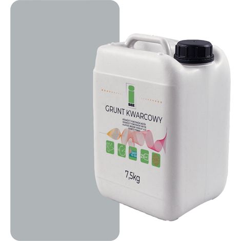 Imprimación de cuarzo para yeso de silicona, 7,5 kg, gris claro F253 (1/5)