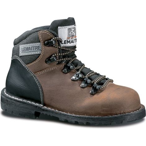 Scarpe antinfortunistiche alte Lemaitre Sahara S3 CI HRO Marrone / Nero 41
