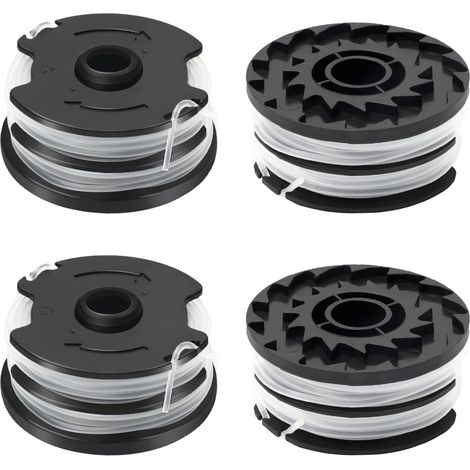4 Bobine Fil Compatible Parkside TLP-01 Nylon 1,6mm 8,3m Pour Débroussailleuse Jardin (1/5)