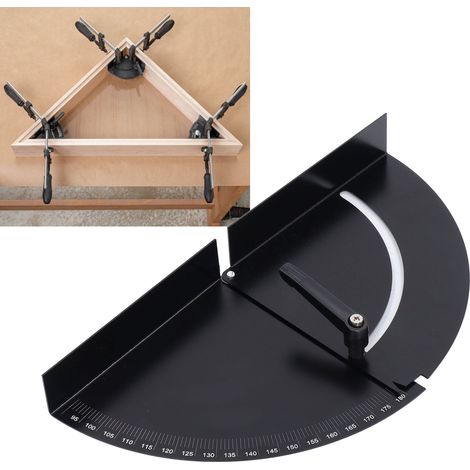 Winkelmesser mit variablem Winkel, Winkelmesser für die Holzbearbeitung, rechtwinkliger Winkelmesser, 180°-Winkelmesser (1/5)