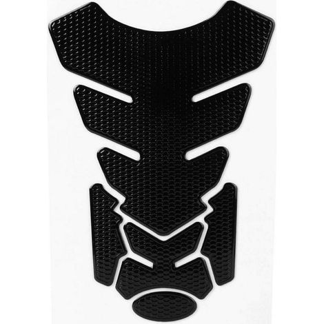 Motorrad Tank Pad Schutzaufkleber Schwarz PVC 3D Tankkissenschutz (1/5)