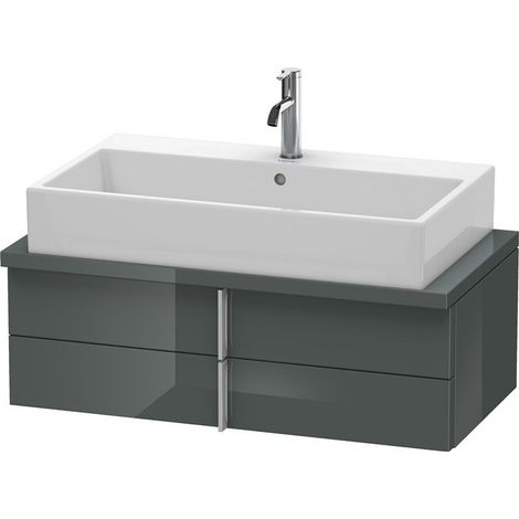 VERO Consolle Bassa 285x900x448mm Grigio Doloaveci Lucido