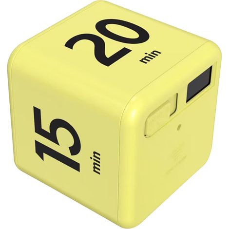 Timer a ribalta con sensore di gravità per la gestione del tempo timer elettronico a cubo adatto per cucinare, studiare, conto alla rovescia con allarme timer per la classe degli studenti.