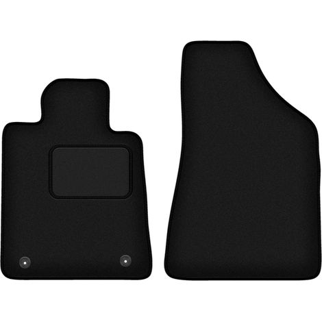 Tapis avant noirs pour Renault Safrane liftback (1992-2000) (1/5)