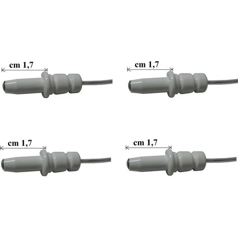 4 PZ CANDELA CANDELETTA DI ACCENSIONE CUCINA A GAS ADATTA ILVE H 2620 34.3 (1/2)