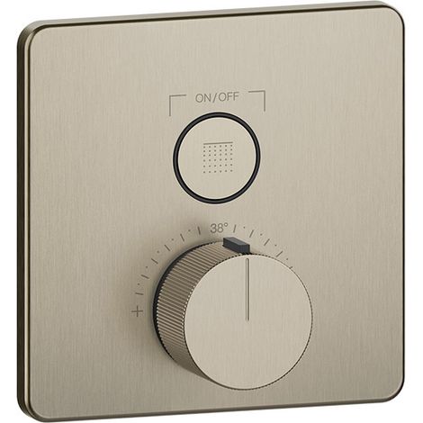 Gessi Hi-Fi Fertigmontageset Thermostat mit Tasten-Bedienung