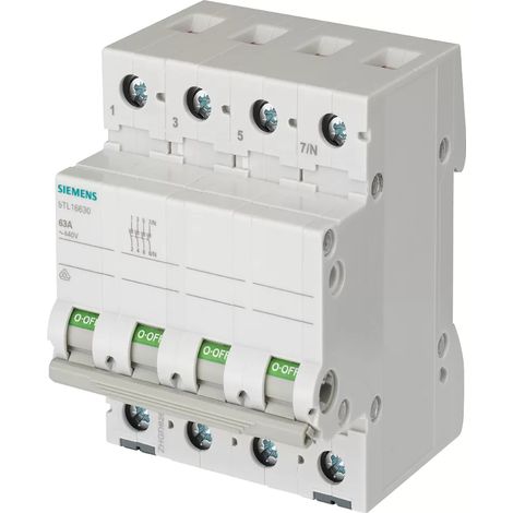 Siemens Isolationsschalter 5TL1640-0 Serie 5TL, 3P, 40A 5TL 4 Module (1/2)