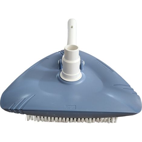 Astralpool – Balai triangulaire liner aspirateur pour piscine 36619 – En polyéthylène – Adaptable à terminal 1 ½ POUCE – Fixation à clip