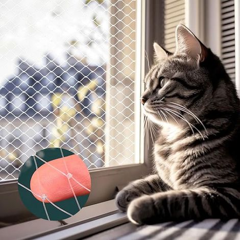 filet de protection pour balcon jardin chat, mètres (1/5)