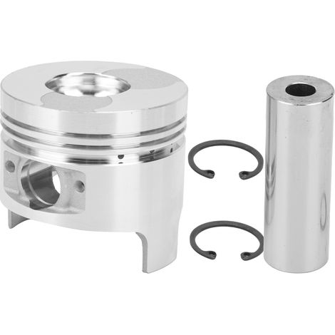 Ensemble piston moteur diesel 186FA : piston + segments + goupilles d'arrêt - pièces moteur refroidi par air (1/5)