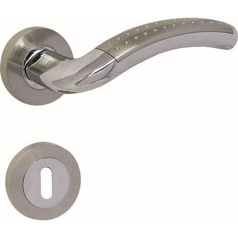 ZT-Rosetten-Grt. Sonata II BB, 8 mm, Zamak verchr.mattn.