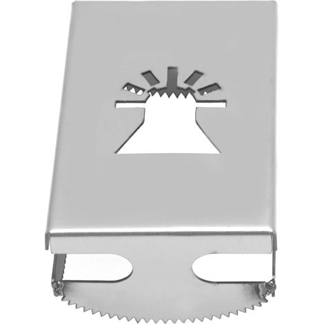 Fraise à rainurer en une seule étape, en acier inoxydable, pour la découpe de rainures dans les plaques de plâtre, outil de fraisage rectangulaire argenté 9,5 x 6 x 3,8 cm (1/5)