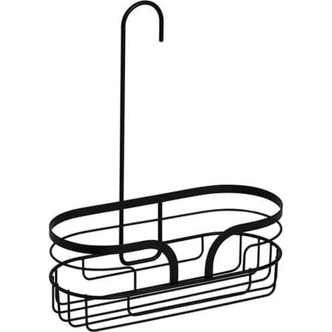 Showerdrape Dante Black Mini Hanging Shower Caddy