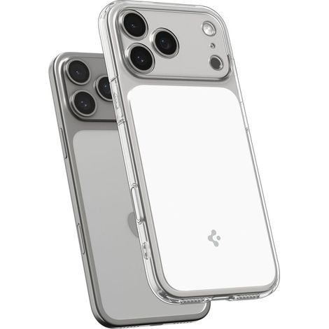 iPhone 17 Pro Max Ultra Hybrid T MagSafe Hülle – Transparent und Weiß (1/3)