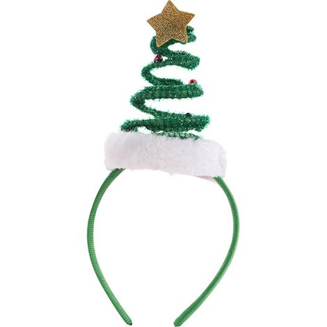 Gorro Navideño Diadema Elfo Accesorio para el Cabello para Niños y Adultos (1/5)