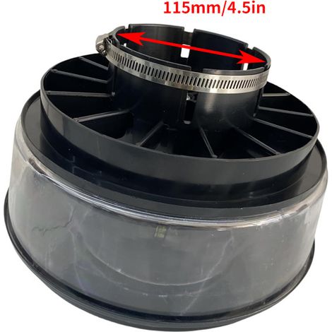 Préfiltre à air 13000547 179068 189886 2001441 Diamètre extérieur 4,5 pouces 115 mm (1/4)