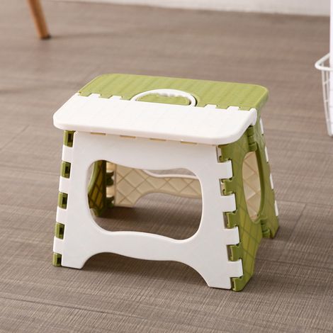 Tabouret pliant en plastique, tabouret portable multifonctionnel, tabouret de rangement extérieur, tabouret pliable pour la maison, petit siège, tabouret de voyage pliable (1/5)