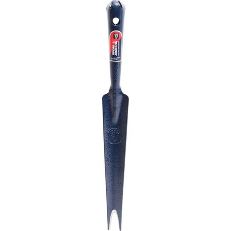 Couteau désherbeur affûté tout acier – Tête de 24 cm pour grande profondeur – Manche ergonomique de 15 cm – Pénétration facilitée en terre – Spear & Jackson