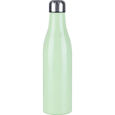 Kelomat Isolier Trinkflasche Nilgrün Ø8 cm 0,75 Liter Edelstahl rostfrei