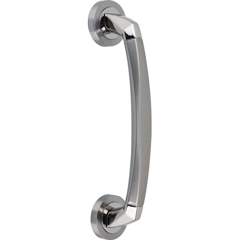 Manillón zamak níquel bicolor roseta redonda 220mm 324 (1/2)