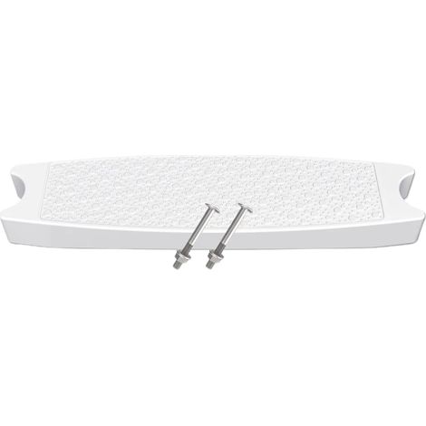 Escalera de piscina universal de alta resistencia, antideslizante, con diseño de peldaños más seguro y resistente a la corrosión. (1/5)