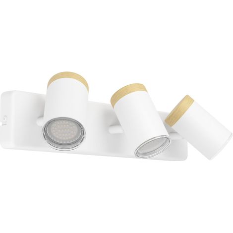 Plafonnier Consuma, 3 spots orientables, lampe de plafond pour salle (1/5)