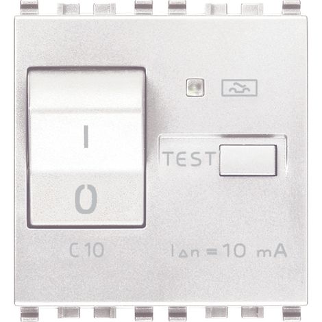 VIMAR - 20411.10.B Interruttore MTDiff 1P+N C10 10mA bianco