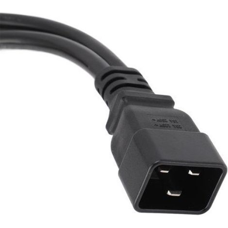 Câble double IEC320 C19 vers C20 Double cordon d'alimentation IEC320 C19 femelle vers IEC320 C20 mâle, informatique wifi (1/5)