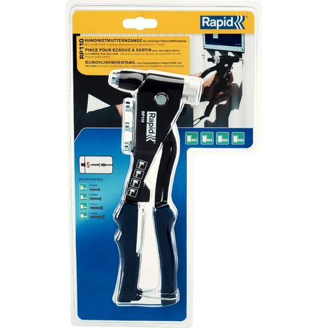 RAPID - RP110 - Pince écrous à sertir, pour écrous et pose a l'aveugle de Ø3mm à Ø6mm - Emballage Carton FSC - (5001722)